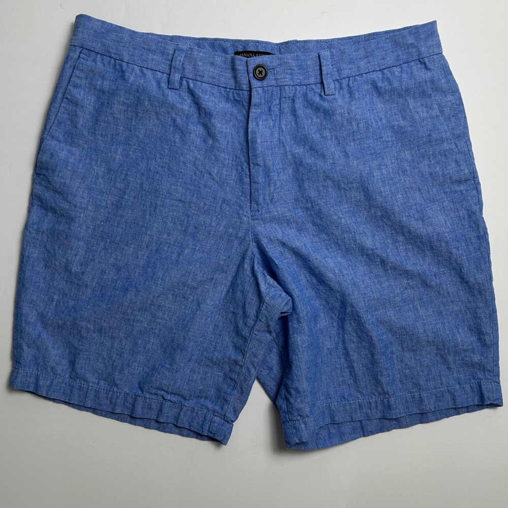 Banana Republic Aiden Shorts Casual Summer Mens‎ Size 35 9" inseamSET OF TWO - Picture 4 of 12